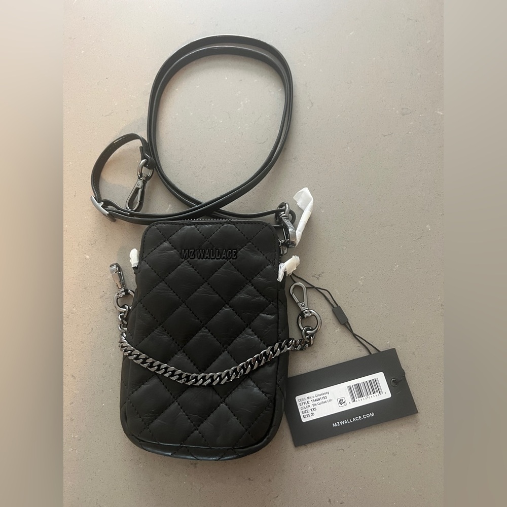 MZ Wallace LEATHER Micro Crossbody